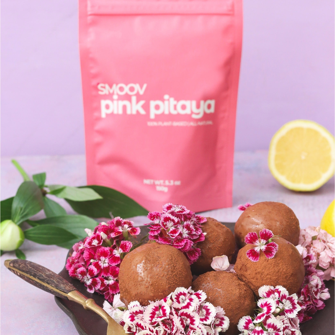 These truffle bites are a quick, healthy, and easy no-bake snack recipe! A delicious way to fuel your day. They're made with wholesome ingredients.