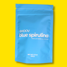 Load image into Gallery viewer, Nutrients from the ocean without the fishy taste- blue spirulina is behind the magic in our wave blend. Packed with nutrients and bursting with colour, a little bit of this natural superfood goes a long way!