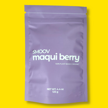 Load image into Gallery viewer, There’s a reason we use the maqui berry in our berry exotic blend. It’s simple, super and berrylicious. We actually prefer the flavour of the maqui berry over it's cousin- the acai berry and you might find so too! Sourced carefully from the rainforests of Chile and freeze dried to preserve nutrients and lock in the flavour.