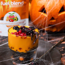 Load image into Gallery viewer, Halloween dessert made using smoov superfood blends and powders. Packed with antioxidants for health & wellness. Keto Friendly