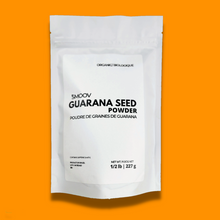 Load image into Gallery viewer, SMOOV Guarana seeds are a great source of natural caffeine that help reduce fatigue and boost energy levels for an extended period of time without any crashes or jitters! They also improve mood, focus and memory.