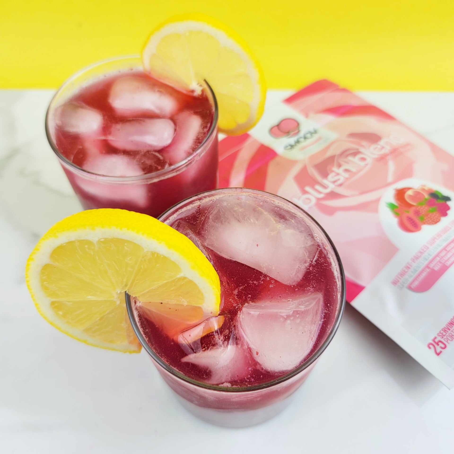 We all know raspberries taste great straight up. But have you tried them in a mocktail? Gamechanger. We kicked this cup up a notch with the sweet addition of our blend blend.