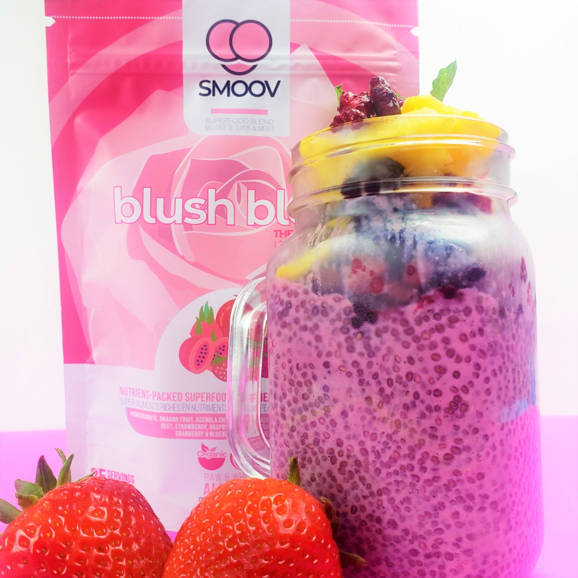 Simple Berry Chia Pudding
