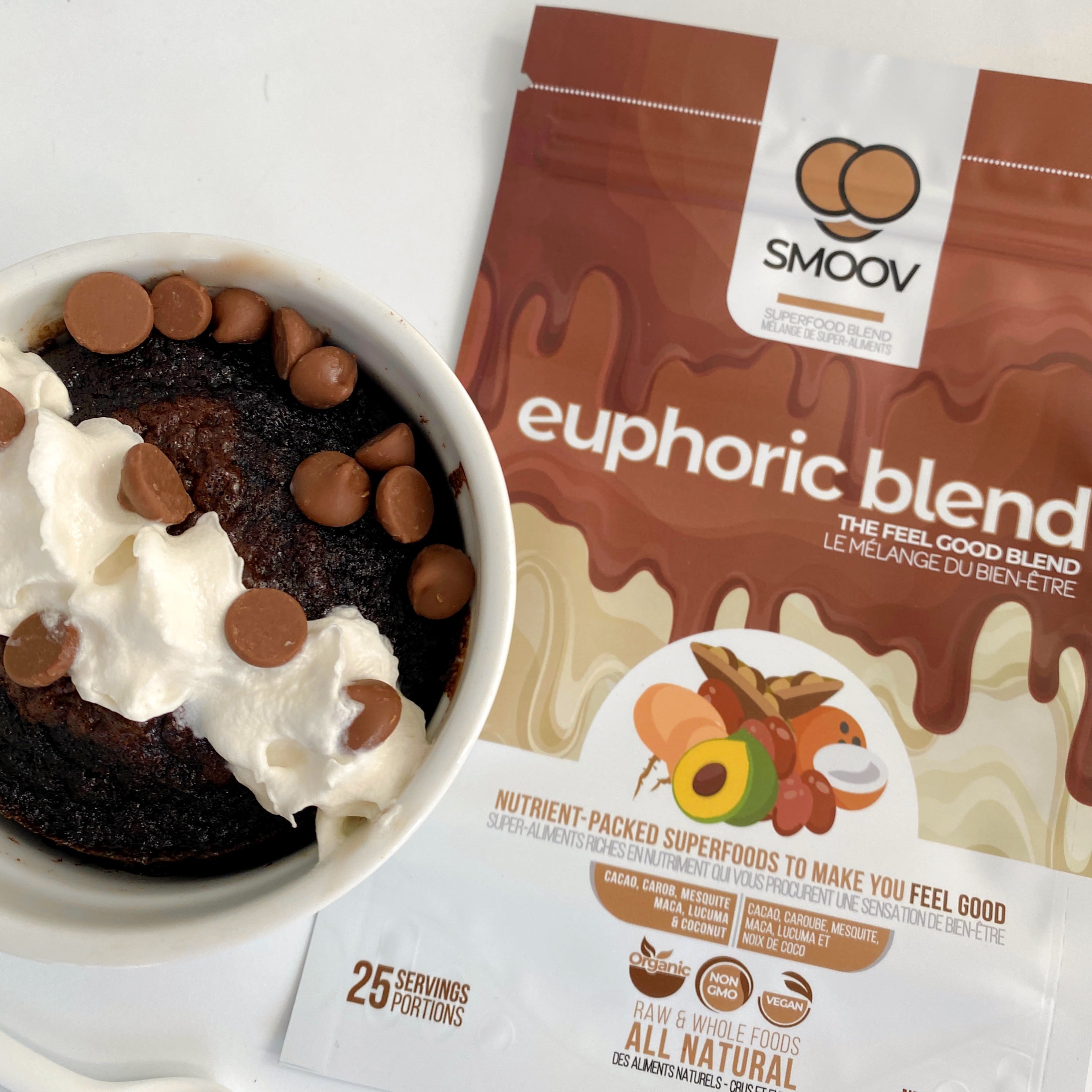 Rise & shine, mix these ingredients in a bowl and throw it in the oven. A delicious and nutritious breakfast that will leave you feeling good all day. Made using Smoov euphoric blend.
