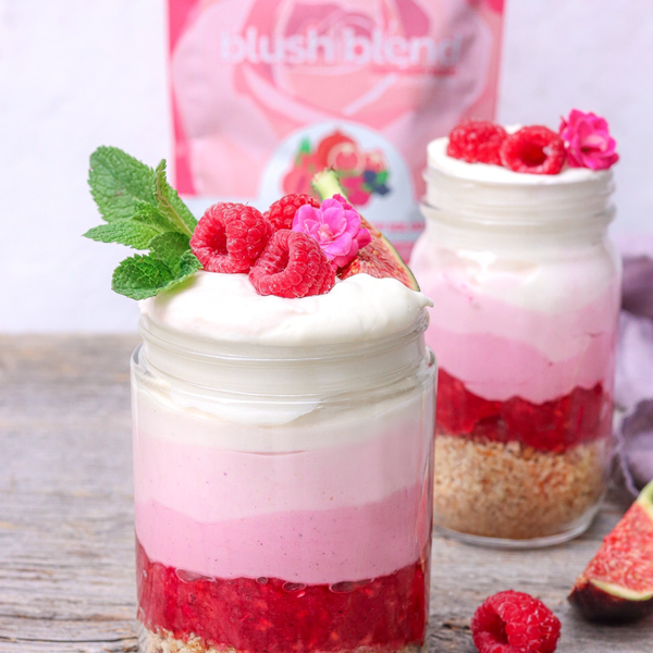 Raspberry Cheesecake Jars