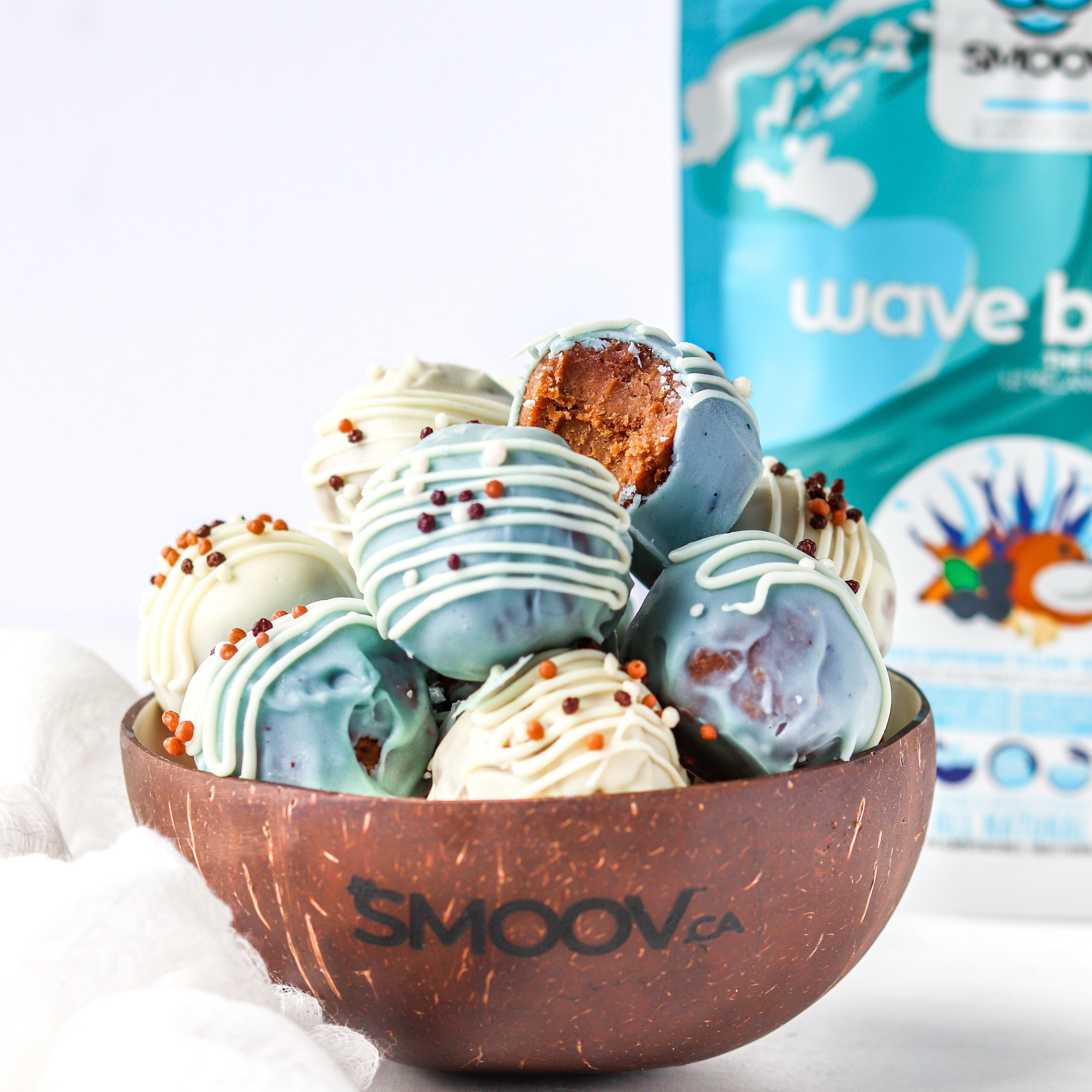 These little no bake treats are sure to brighten up your day! Delicious and filling, Yields about 15-20 bites, so make & share!