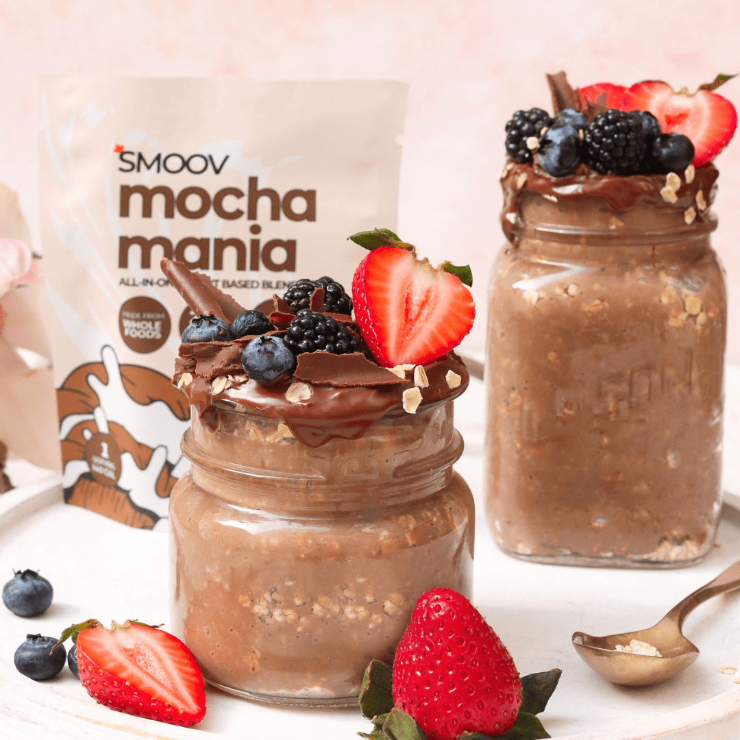 This is the healthy love child of coffee & chocolate. Say goodbye to boring plant based shakes. And bid farewell to those bombarded with stevia. Kickstart your day with 20g of protein from peas & beans, omegas from seeds and vitamins & minerals from freeze dried fruits, veggies & superfoods. This blend puts the fun in function. 