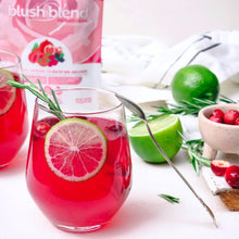 Load image into Gallery viewer, Blush mocktail made using smoov superfood blends and powders. Packed with antioxidants for health &amp; wellness. Keto Friendly