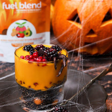 Load image into Gallery viewer, Halloween dessert made using smoov superfood blends and powders. Packed with antioxidants for health &amp; wellness. Keto Friendly