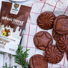Load image into Gallery viewer, Chocolate cookies made using smoov superfood blends and powders. Packed with antioxidants for health &amp; wellness. Keto Friendly