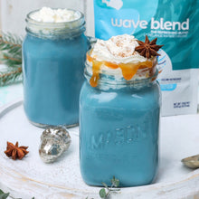Load image into Gallery viewer, Wave latte made using smoov superfood blends and powders. Packed with antioxidants for health &amp; wellness. Keto Friendly