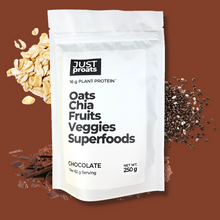 Load image into Gallery viewer, Kickstart your day with 15g of protein from oats, chia seeds, plant protein and vitamins &amp; minerals from freeze dried fruits, veggies &amp; superfoods. A Healthy Breakfast Delivered to your door, just add milk.