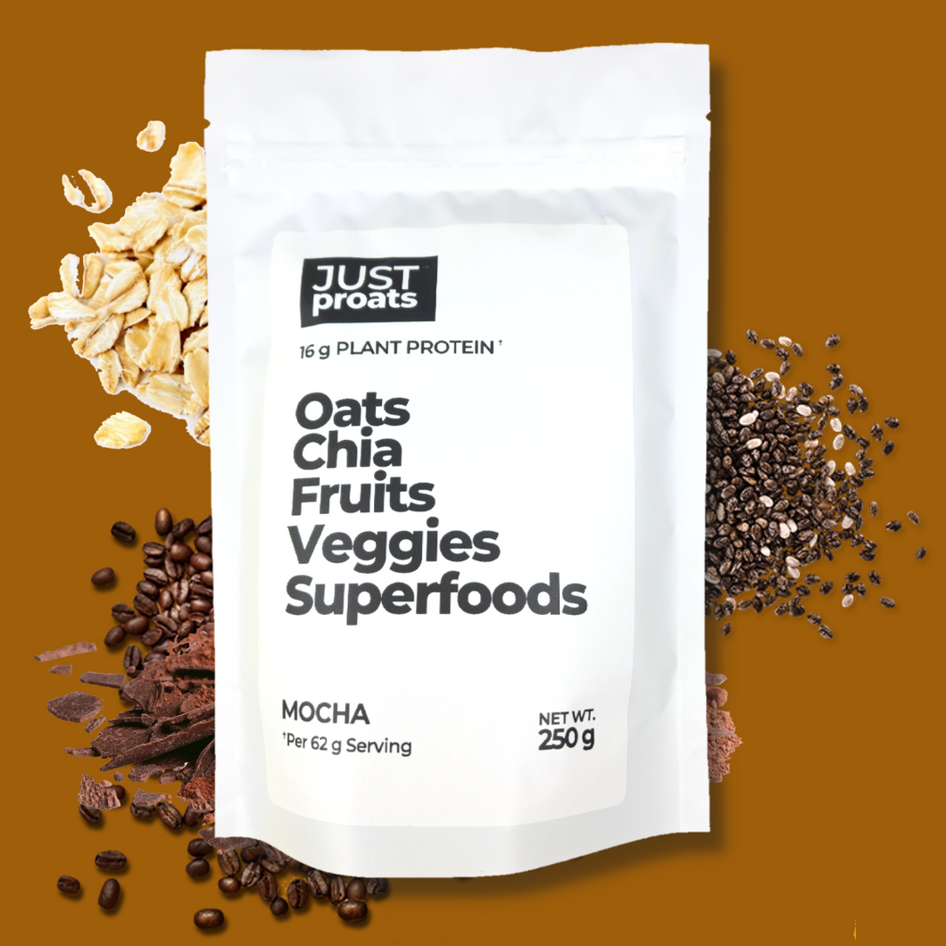 Busy professional? Fitness enthusiast? Health junkie? Or just looking to try plant based? Kickstart your day with 15g of protein from oats, chia seeds, plant protein and vitamins & minerals from freeze dried fruits, veggies & superfoods. A Healthy Breakfast Delivered to your door, just add milk.