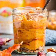 Load image into Gallery viewer, Butternut Squadh Pudding made using Smoov&#39;s fuel and golden blend. With nutrients for energy, focus, health and immunity. Certified Organic and plant based.