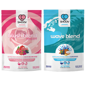 Smoov Fun Bundle: Our most vibrant and nutrient-rich superfood blends. Antioxidants to help with growth, development and repair of all body tissue.Refreshing way to enhance energy levels, immunity and digestion.