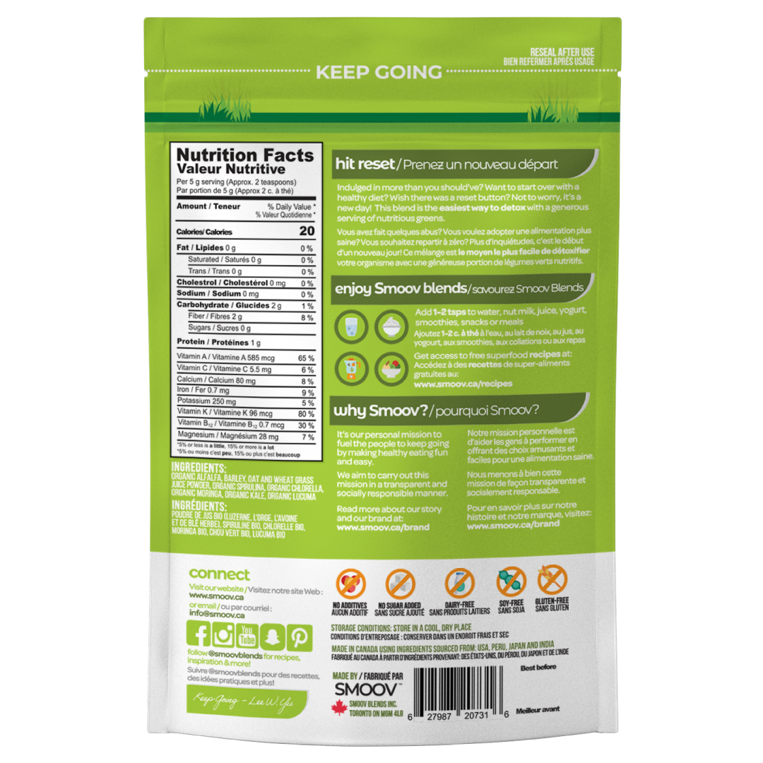 Green Blend Easiest Way to Get Your Greens & Detox Smoov Blends