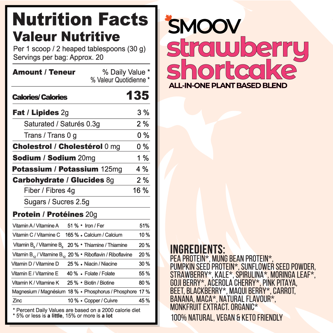 All-In-One Protein & Superfood Blend - Strawberry Shortcake